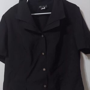 Black Button-Up Shirt